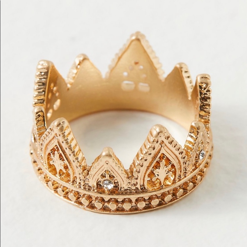 BNWT FONTELLA CROWN RING BRAND NEW Size 7